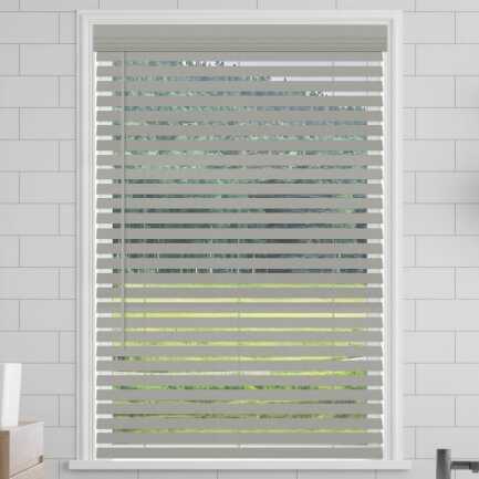 2 1/2" Designer Faux Wood Blinds
