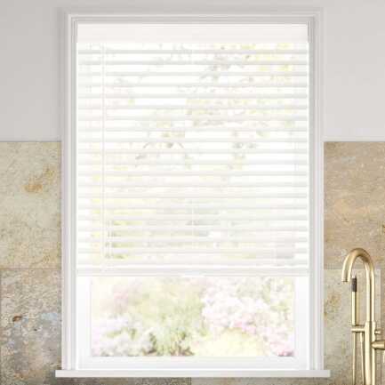 2 1/2" Designer Faux Wood Blinds