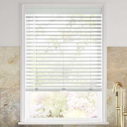 2 1/2" Designer Faux Wood Blinds