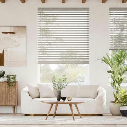 2" Designer Faux Wood Blinds