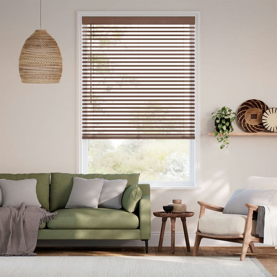 2" Designer Faux Wood Blinds 1504