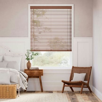 2" Designer Faux Wood Blinds