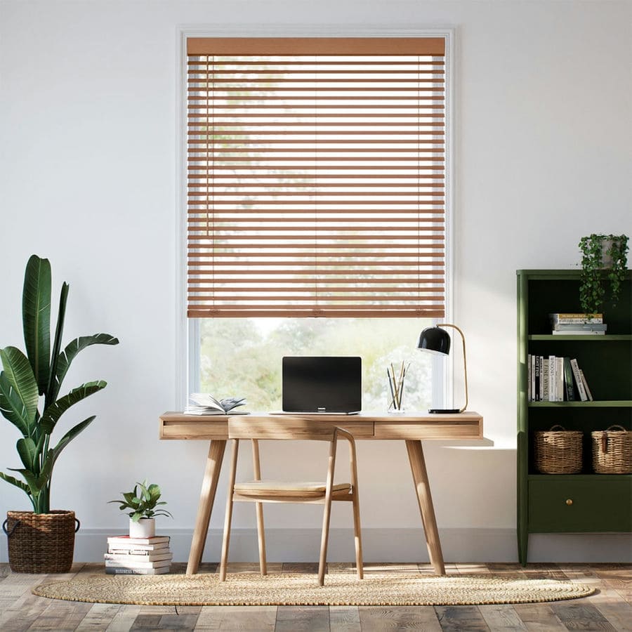 2" Designer Faux Wood Blinds 1504