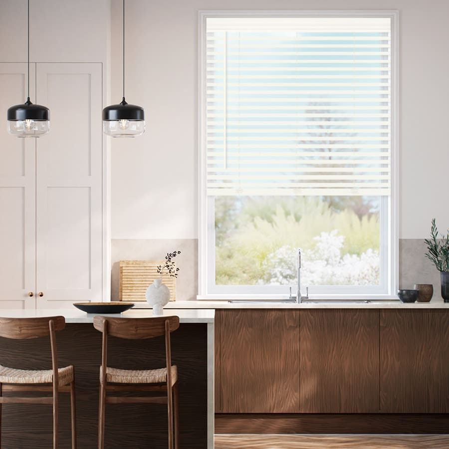2" Designer Luxe Faux Wood Blinds 1801