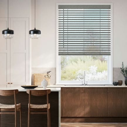 2" Designer Luxe Faux Wood Blinds