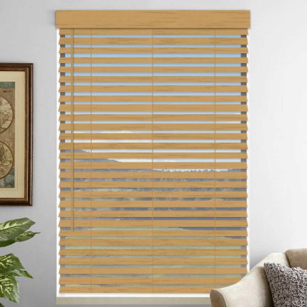 2" Premium Faux Wood Blinds - Tilt Only