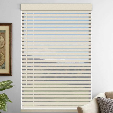 2" Premium Faux Wood Blinds - Tilt Only