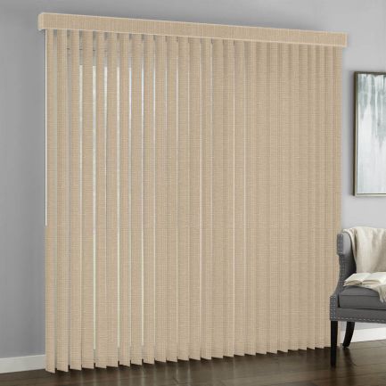 3 1/2" Designer Fabric Vertical Blinds