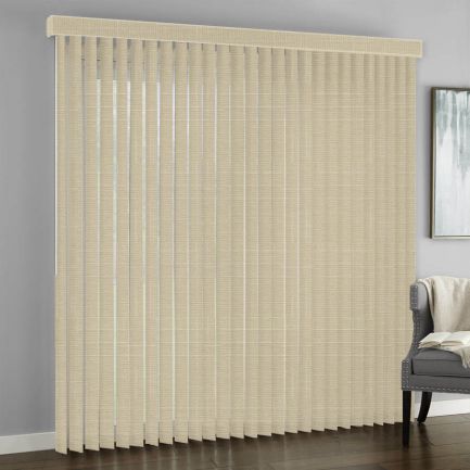 3 1/2" Designer Fabric Vertical Blinds