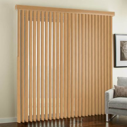 3 1/2" Premium Faux Wood Vertical Blinds