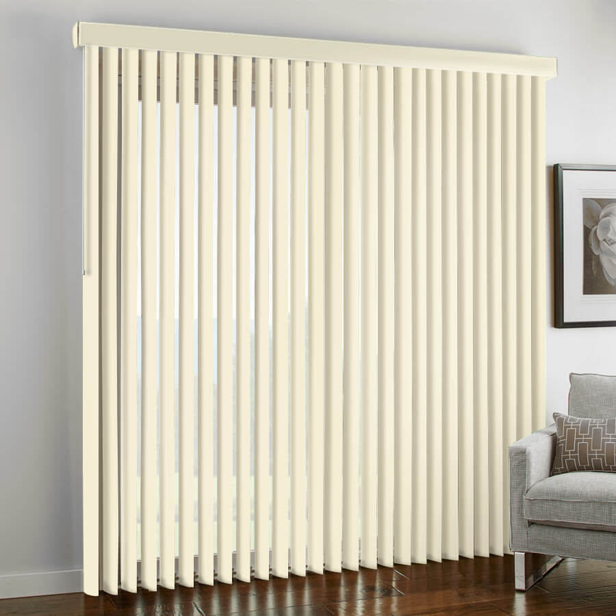 3 1/2" Premium Faux Wood Vertical Blinds 1081