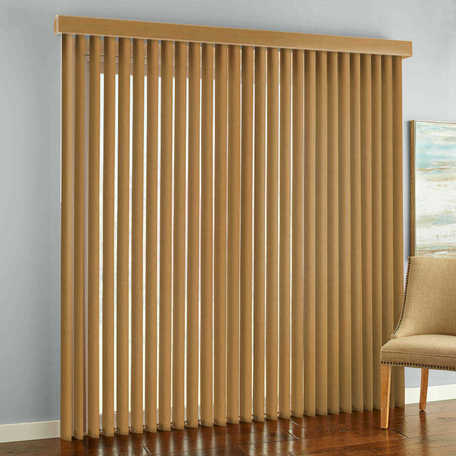 3 1/2" Premium Faux Wood Vertical Blinds 1081