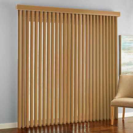 3 1/2" Premium Faux Wood Vertical Blinds