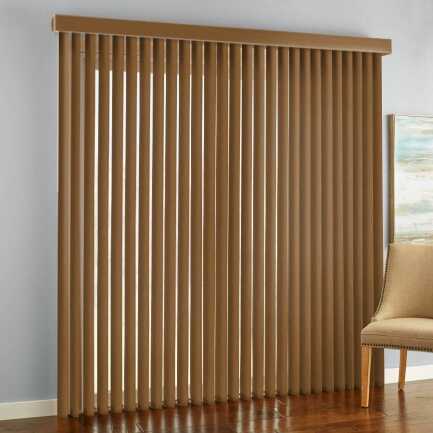 3 1/2" Premium Faux Wood Vertical Blinds