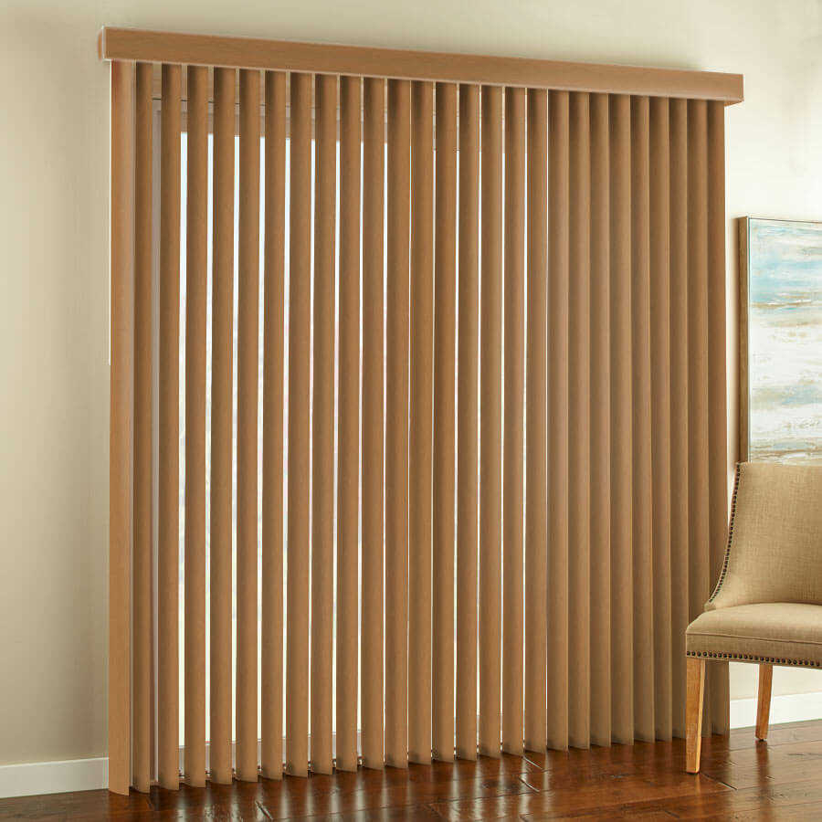 3 1/2" Premium Faux Wood Vertical Blinds 1081