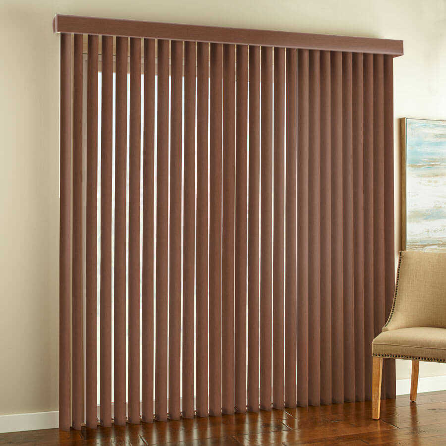 3 1/2" Premium Faux Wood Vertical Blinds 1081