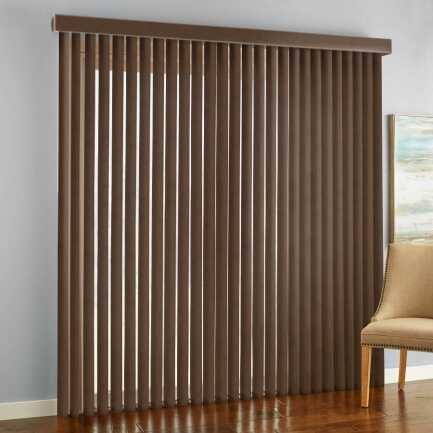 3 1/2" Premium Faux Wood Vertical Blinds