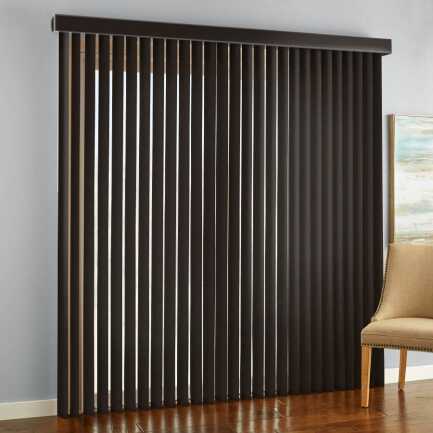 3 1/2" Premium Faux Wood Vertical Blinds