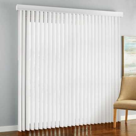 3 1/2" Premium Faux Wood Vertical Blinds