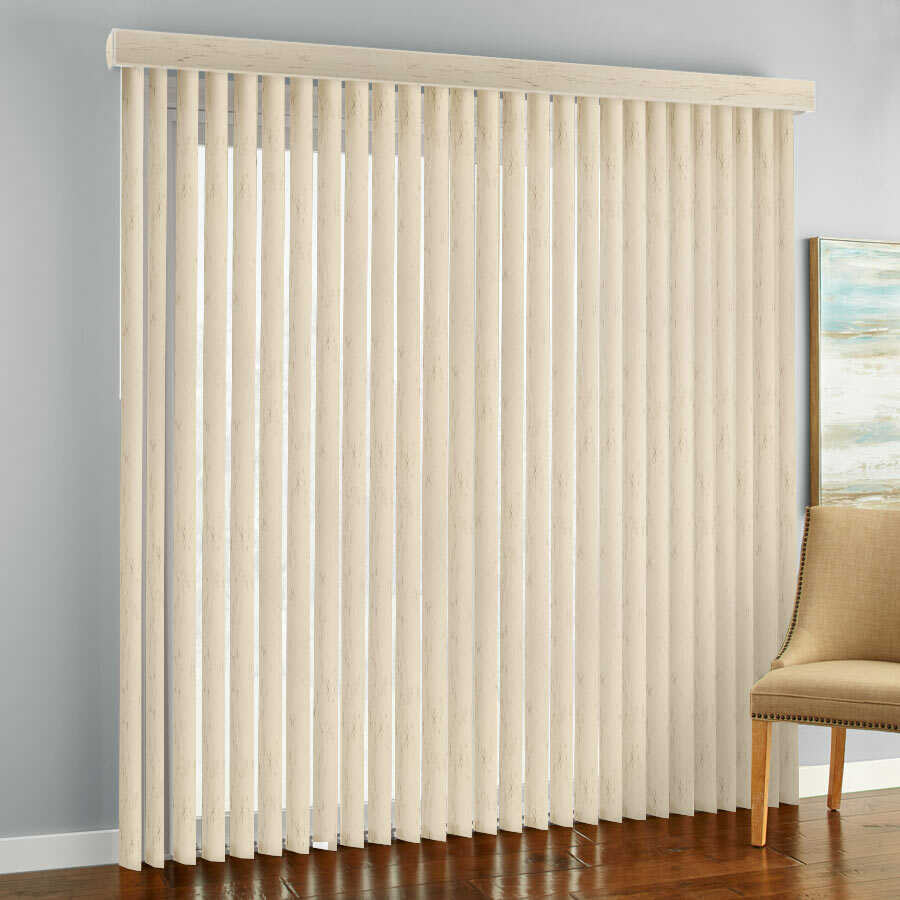 3 1/2" Premium Faux Wood Vertical Blinds 1081