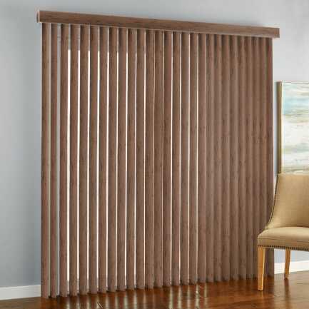 3 1/2" Premium Faux Wood Vertical Blinds