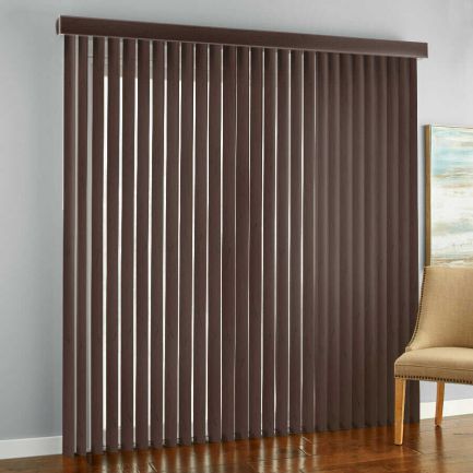 3 1/2" Premium Faux Wood Vertical Blinds