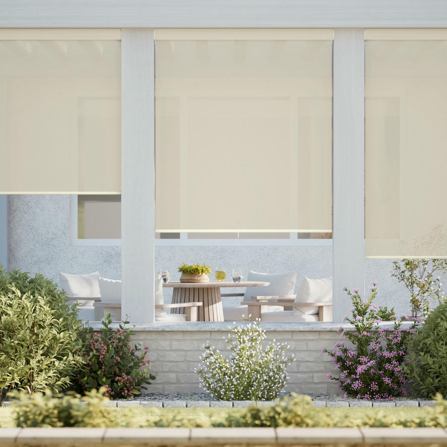 3% SheerWeave Value Outdoor Solar Roller Shades 1098