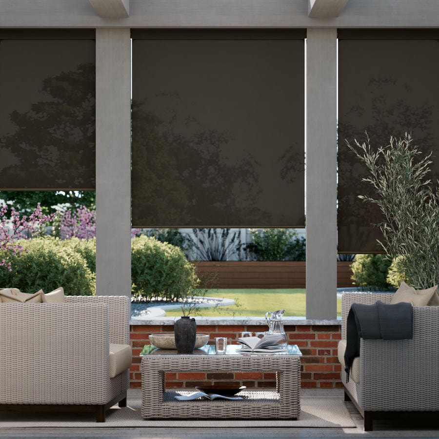 3% SheerWeave Value Outdoor Solar Roller Shades 1098