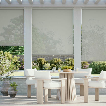 3% SheerWeave Value Outdoor Solar Roller Shades