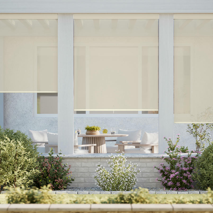 5% SheerWeave Value Outdoor Solar Roller Shades 1099