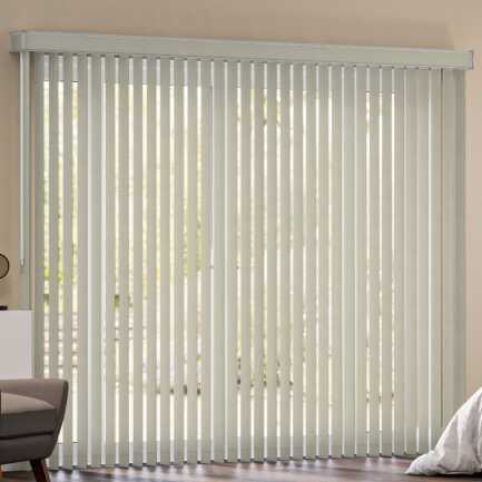Classic Faux Wood Vertical Blinds