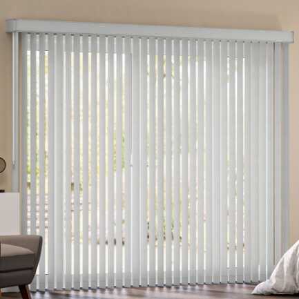 Classic Faux Wood Vertical Blinds