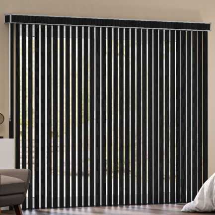 Classic Faux Wood Vertical Blinds