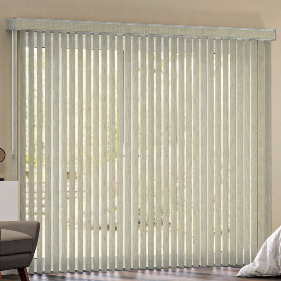Classic Faux Wood Vertical Blinds 1602