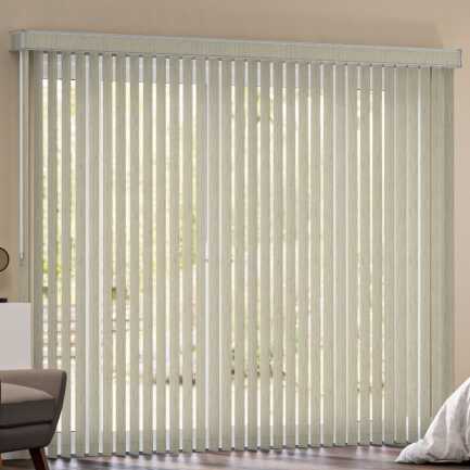 Classic Faux Wood Vertical Blinds