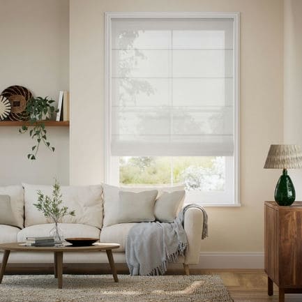 Delicate Roman Shades