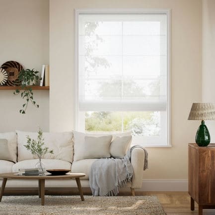 Delicate Roman Shades