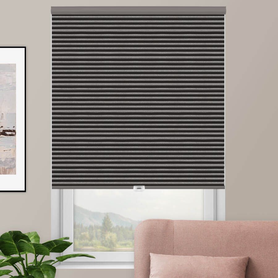 Designer Double Cell Blackout Honeycomb Shades 1032