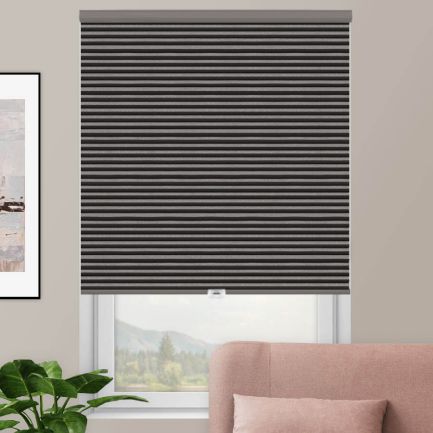 Designer Double Cell Blackout Honeycomb Shades