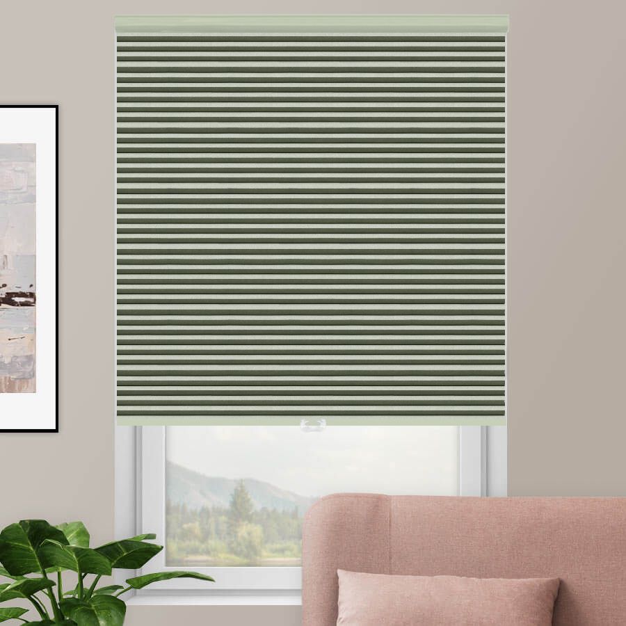 Designer Double Cell Blackout Honeycomb Shades 1032