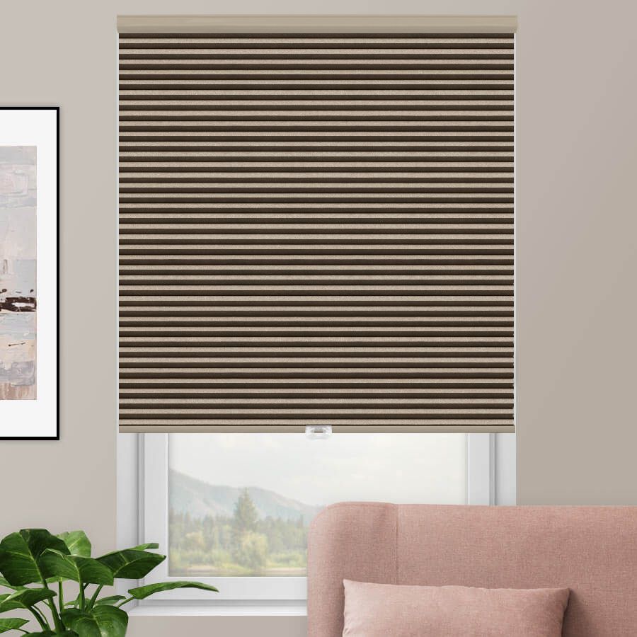 Designer Double Cell Blackout Honeycomb Shades 1032