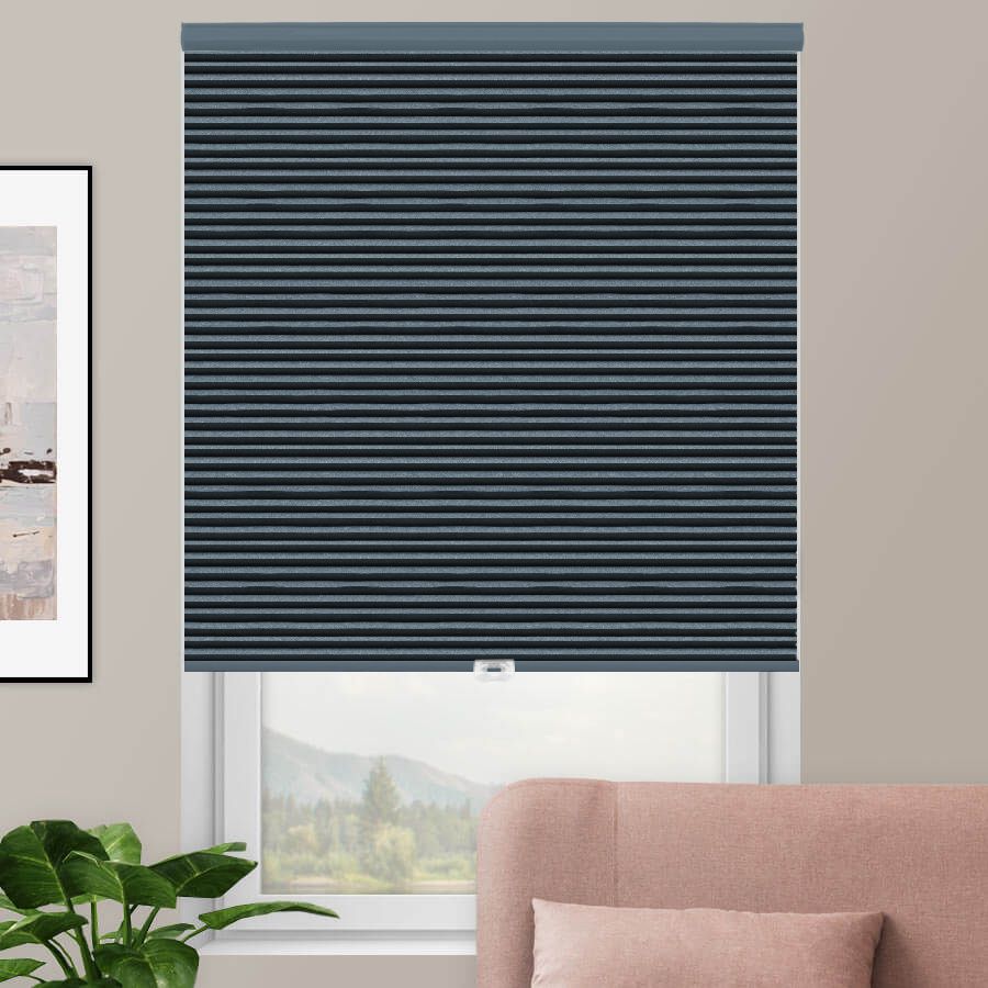 Designer Double Cell Blackout Honeycomb Shades 1032