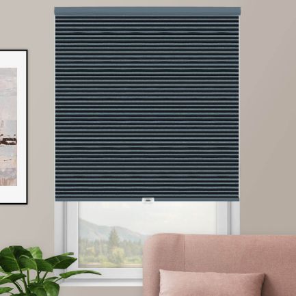 Designer Double Cell Blackout Honeycomb Shades