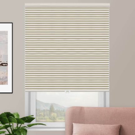 Designer Double Cell Blackout Honeycomb Shades