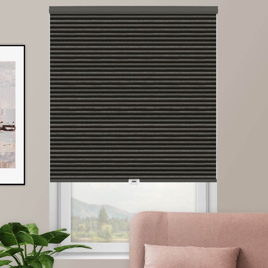 Designer Double Cell Blackout Honeycomb Shades 1032