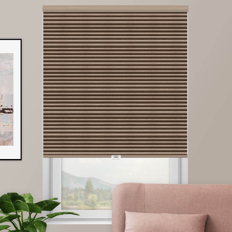 Designer Double Cell Blackout Honeycomb Shades 1032