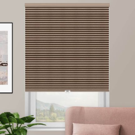 Designer Double Cell Blackout Honeycomb Shades