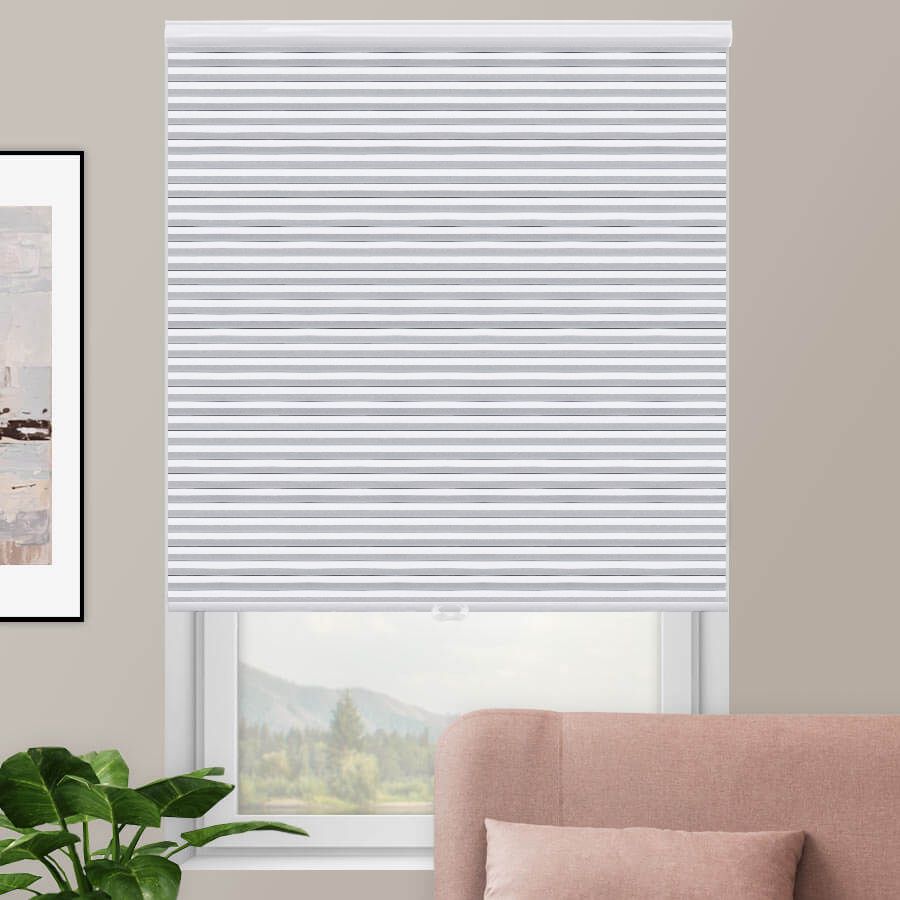 Designer Double Cell Blackout Honeycomb Shades 1032