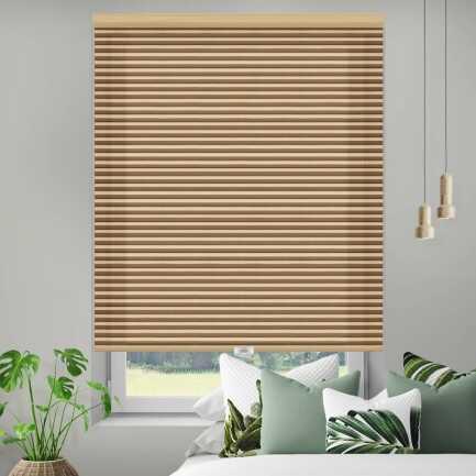 Designer Double Cell Light Filtering Honeycomb Shades