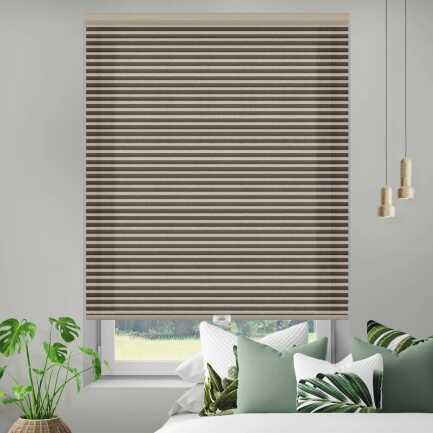Designer Double Cell Light Filtering Honeycomb Shades